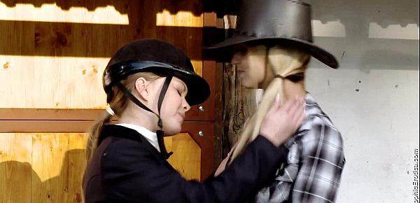  Aneta and Mya go down on each other at the horse ranch by Sapphic Erotica